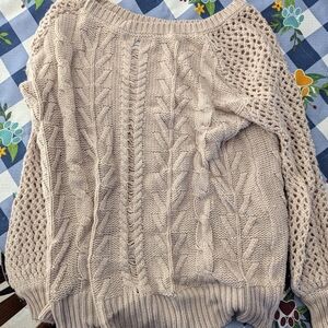 Beige She +Sky sweater
